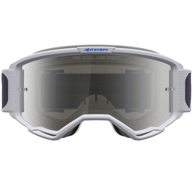 Gogle motocrossowe Alpinestars Vision 5 Drag jasnofioletowo-niebieskie