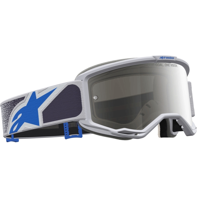 Gogle motocrossowe Alpinestars Vision 5 Drag jasnofioletowo-niebieskie