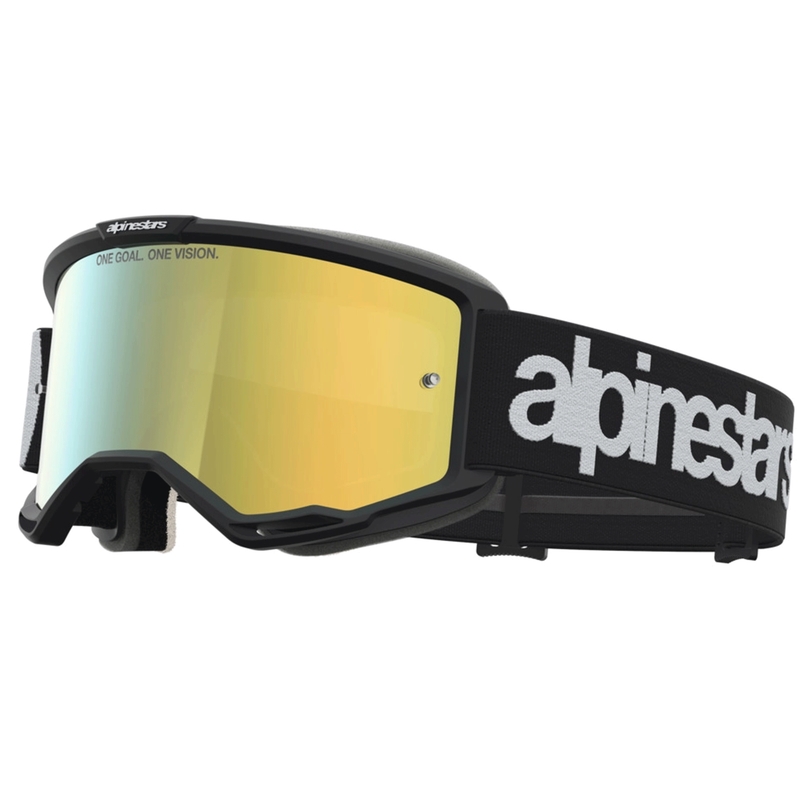 Gogle motocrossowe Alpinestars Vision 5 Hone czarno-białe