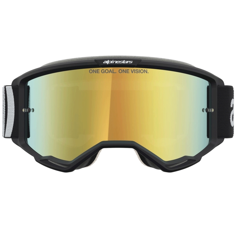 Gogle motocrossowe Alpinestars Vision 5 Hone czarno-białe