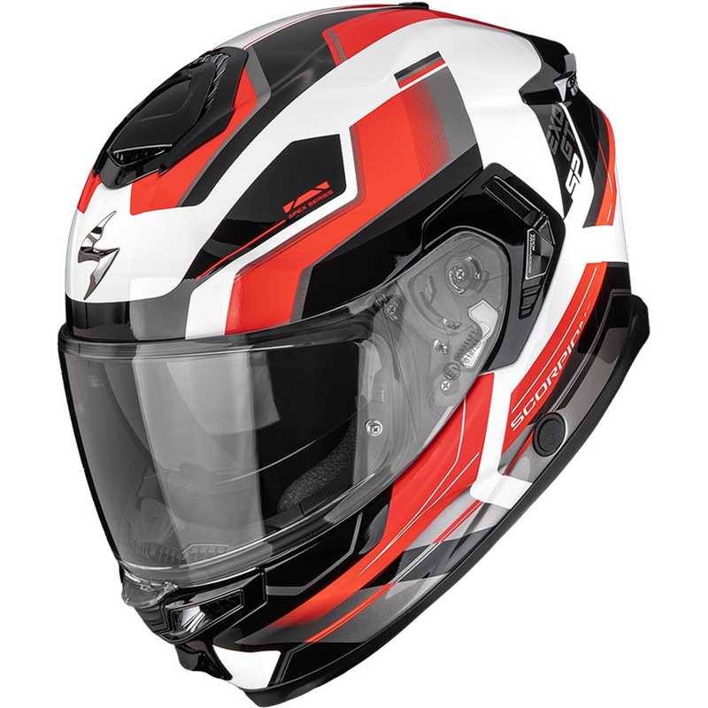 Kask motocyklowy integralny Scorpion EXO-GT SP Air Arkon biało-czerwony