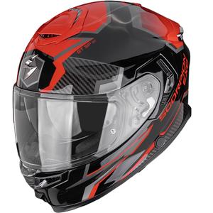 Kask motocyklowy integralny Scorpion EXO-GT SP Air Atlas czarno-czerwony