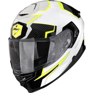 Kask motocyklowy integralny Scorpion EXO-GT SP Air Atlas biało-czarno-fluo-żółty