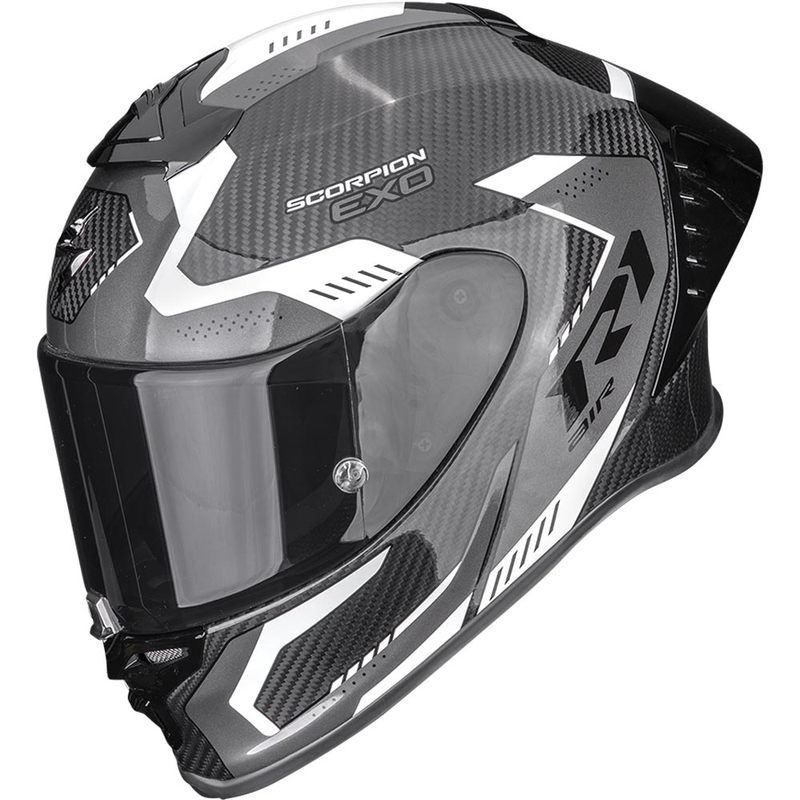 Kask motocyklowy integralny Scorpion EXO-R1 EVO II Air Propel czarno-biały