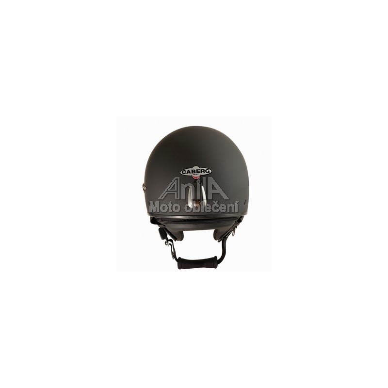Kask motocyklowy - CABERG Wolność, otwarty czarny mat
