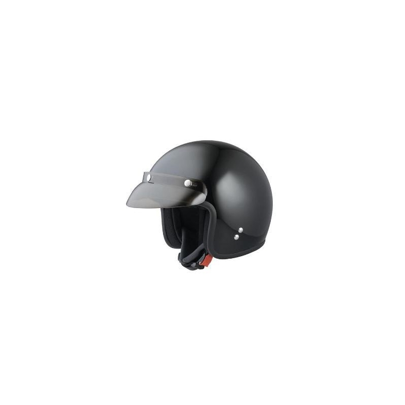 MTR-otwartym kasku Jet Black Fiber