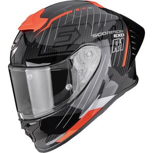 Kask motocyklowy integralny Scorpion EXO-R1 EVO II Air Surge czarno-czerwony