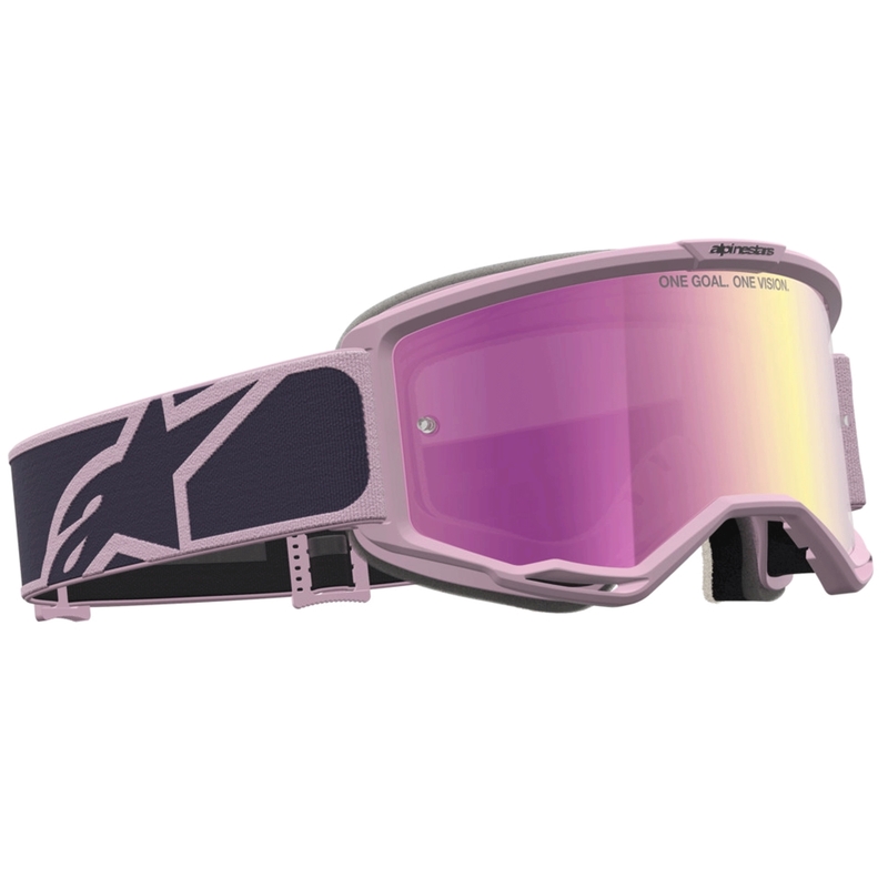 Gogle motocrossowe Alpinestars Vision 5 Rora ciemnoszaro-różowe