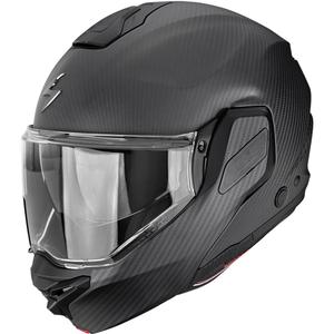 Kask motocyklowy typu flip-up Scorpion EXO-TECH II Carbon Solid matowo czarny