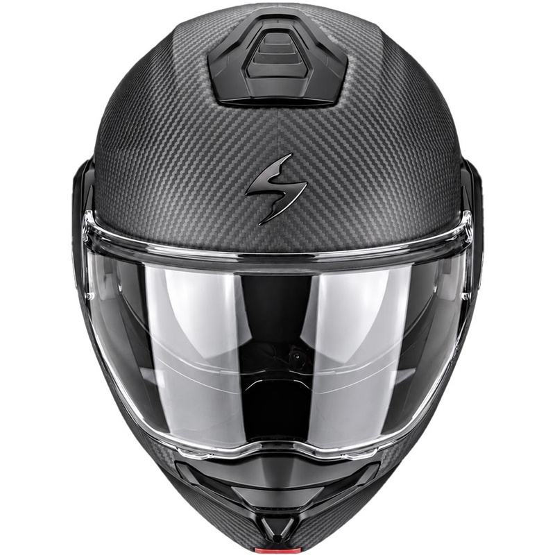 Kask motocyklowy typu flip-up Scorpion EXO-TECH II Carbon Solid matowo czarny