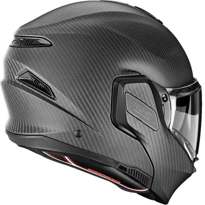 Kask motocyklowy typu flip-up Scorpion EXO-TECH II Carbon Solid matowo czarny