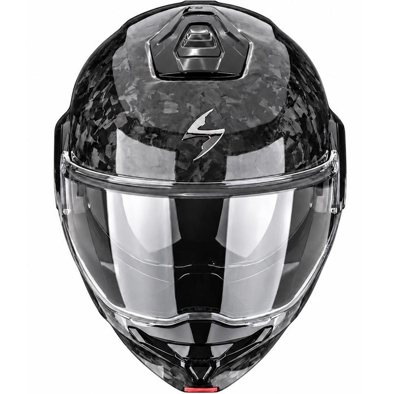 Kask motocyklowy typu flip-up Scorpion EXO-TECH II Onyx Carbon czarny