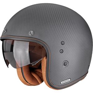 Kask motocyklowy otwarty Scorpion Belfast II Carbon Solid Matte Black