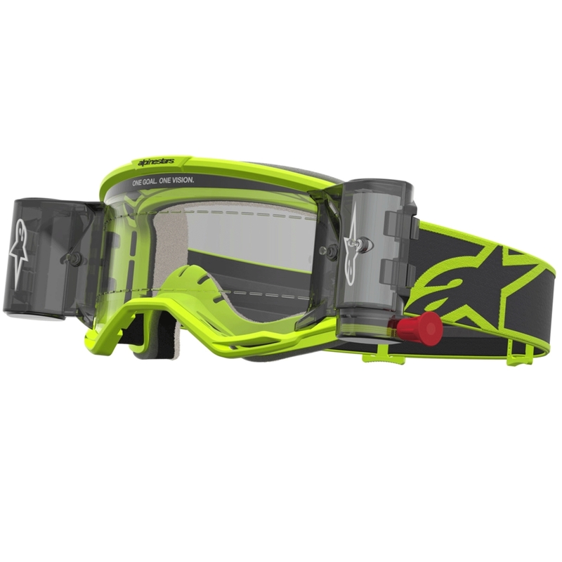 Gogle motocrossowe Alpinestars Vision 5 Rora Roll-Off Fluo Yellow-Black