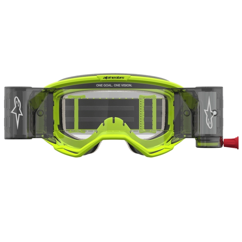 Gogle motocrossowe Alpinestars Vision 5 Rora Roll-Off Fluo Yellow-Black