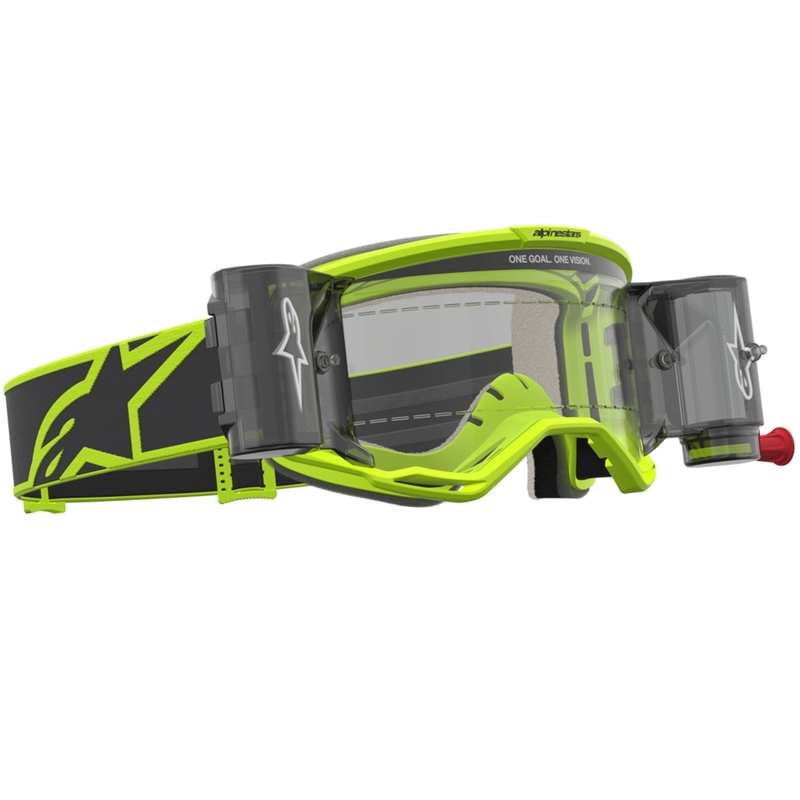 Gogle motocrossowe Alpinestars Vision 5 Rora Roll-Off Fluo Yellow-Black