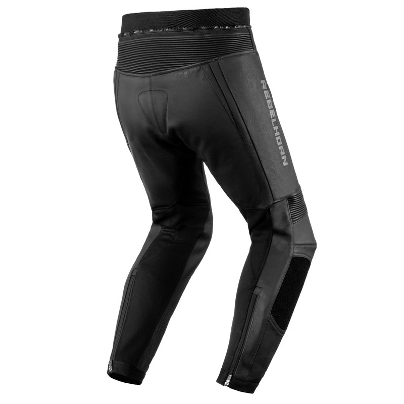 Skórzane spodnie motocyklowe Rebelhorn Piston II PRO czarne wyprzedaż