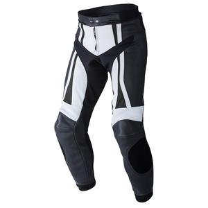 Skórzane spodnie motocyklowe Rebelhorn Piston II PRO czarno-białe wyprzedaż