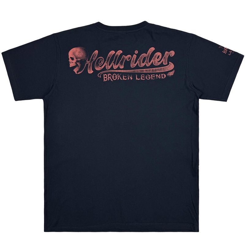 Koszulka Yakuza Premium Hellrider BL 303 ciemnoniebieska