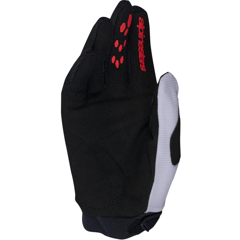 Rękawice motocrossowe Alpinestars Full Bore V2 w kolorze jasnoliliowo-czarno-czerwonym