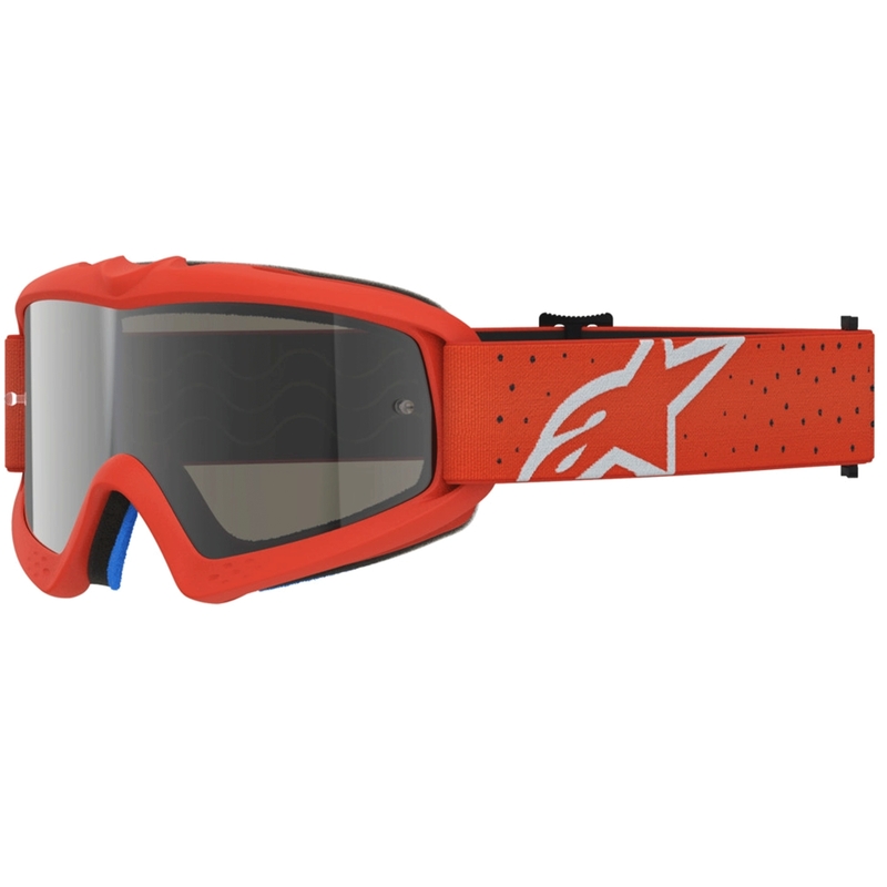 Gogle motocrossowe dla dzieci Alpinestars Vision Youth Vesta w kolorze pomarańczowo-srebrnym