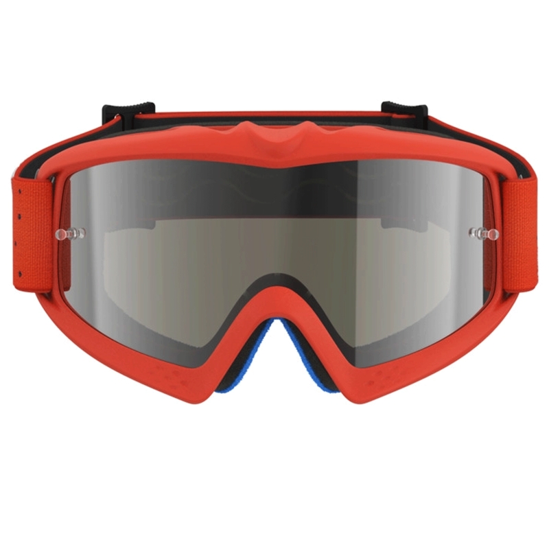 Gogle motocrossowe dla dzieci Alpinestars Vision Youth Vesta w kolorze pomarańczowo-srebrnym
