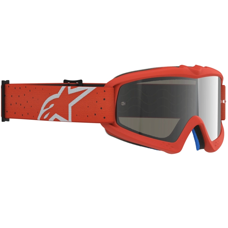 Gogle motocrossowe dla dzieci Alpinestars Vision Youth Vesta w kolorze pomarańczowo-srebrnym
