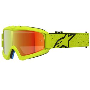 Okulary motocrossowe dziecięce Vision Youth Vesta fluo żółto-czarne