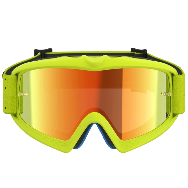 Okulary motocrossowe dziecięce Vision Youth Vesta fluo żółto-czarne