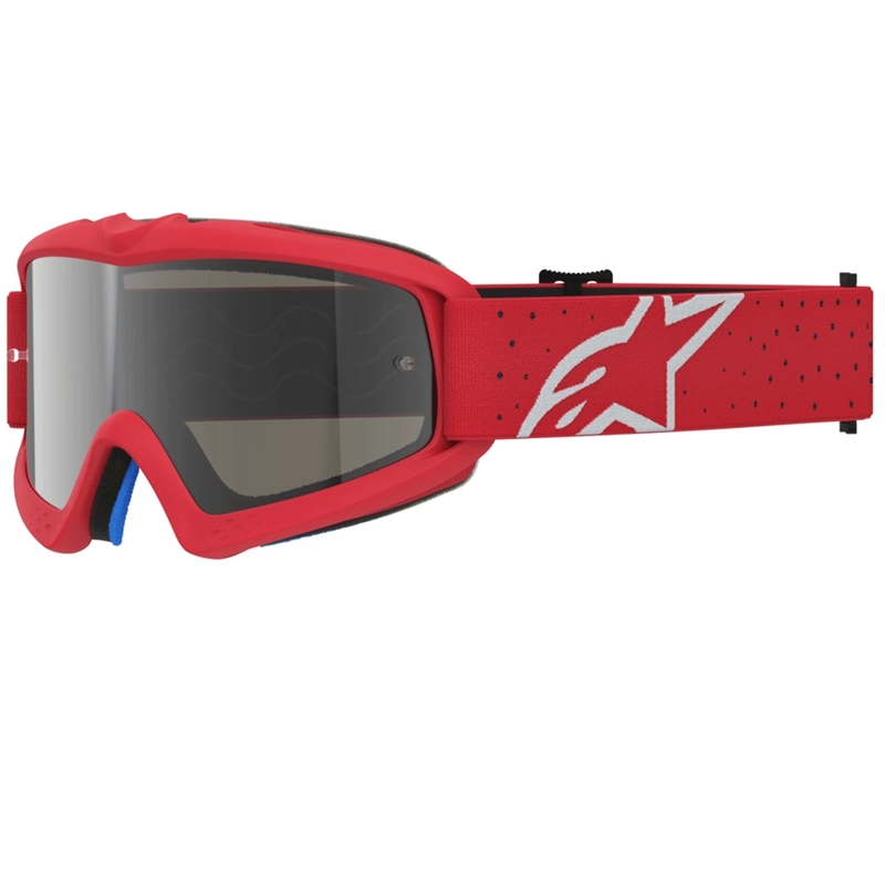 Gogle motocrossowe dla dzieci Alpinestars Vision Youth Vesta fluo red-chrome