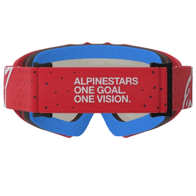 Gogle motocrossowe dla dzieci Alpinestars Vision Youth Vesta fluo red-chrome