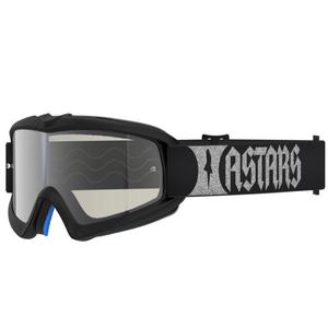 Gogle motocrossowe dla dzieci Alpinestars Vision Youth Atrox w kolorze czarno-srebrnym