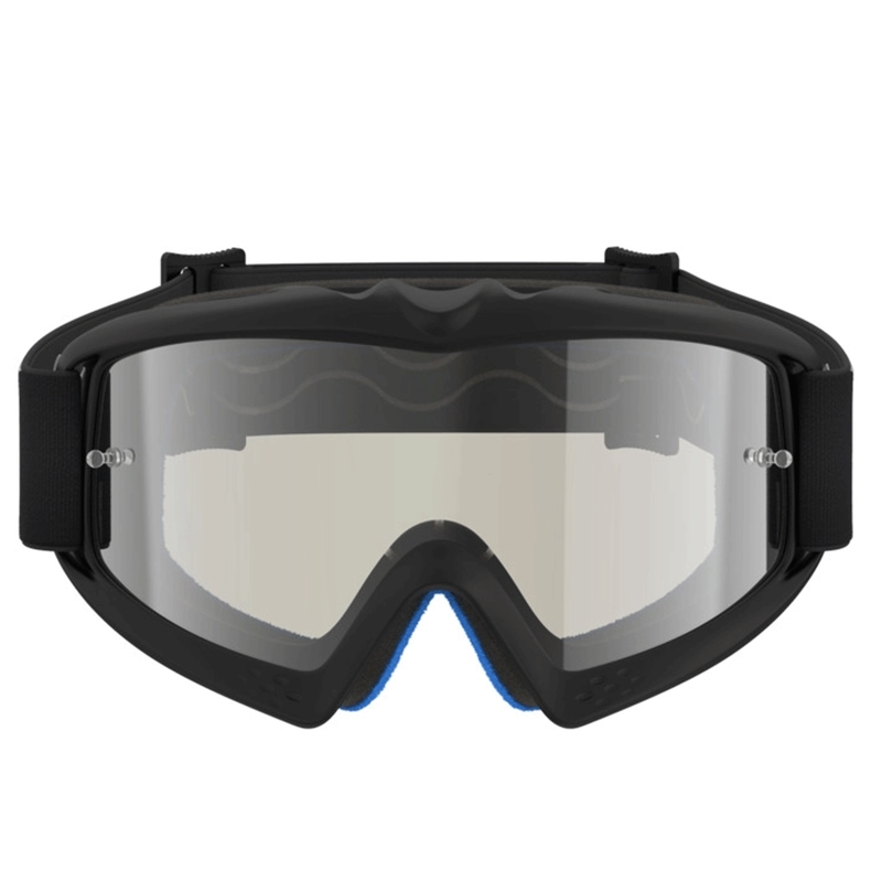 Gogle motocrossowe dla dzieci Alpinestars Vision Youth Atrox w kolorze czarno-srebrnym
