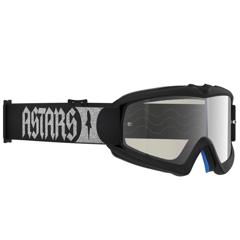 Gogle motocrossowe dla dzieci Alpinestars Vision Youth Atrox w kolorze czarno-srebrnym