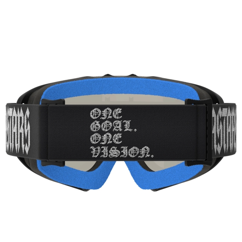 Gogle motocrossowe dla dzieci Alpinestars Vision Youth Atrox w kolorze czarno-srebrnym