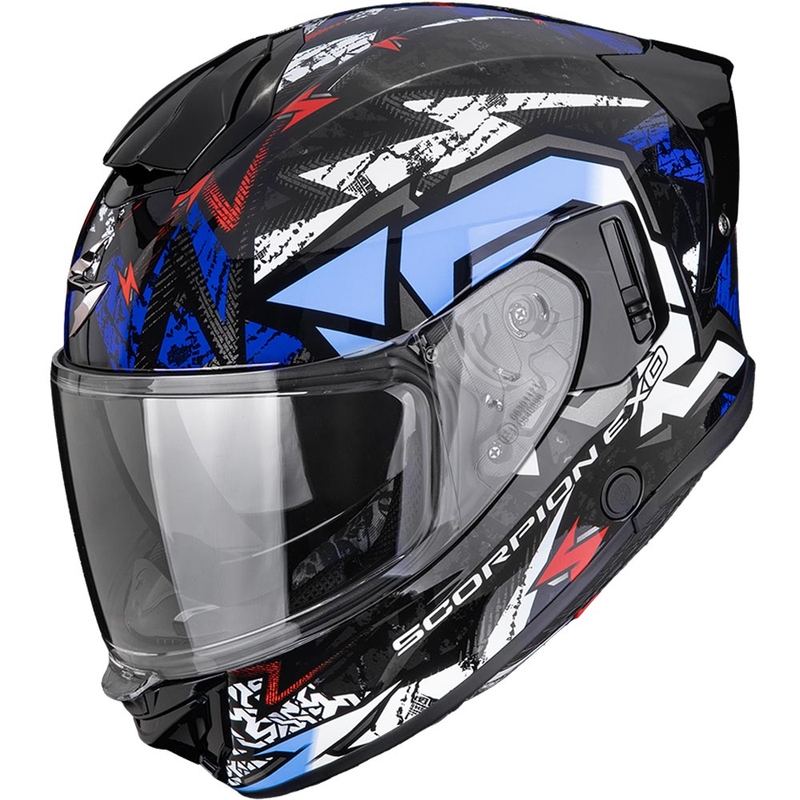 Kask motocyklowy integralny Scorpion EXO-530 Air Meteor czarno-niebieski