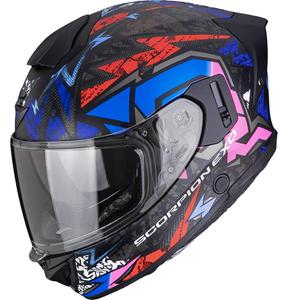 Kask motocyklowy integralny Scorpion EXO-530 Air Meteor matowy czarno-różowy