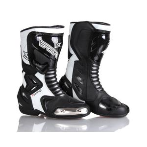 Buty motocyklowe RSA Racing II biało-czarne wyprzedaż