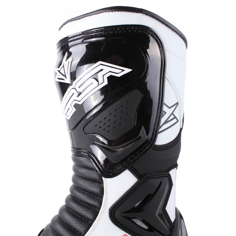 Buty motocyklowe RSA Racing II biało-czarne wyprzedaż
