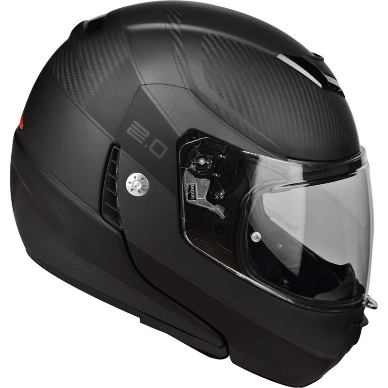 Szczękowy kask motocyklowy Lazer Monaco Evo 2.0 czarny matowy
