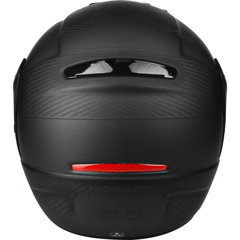 Szczękowy kask motocyklowy Lazer Monaco Evo 2.0 czarny matowy