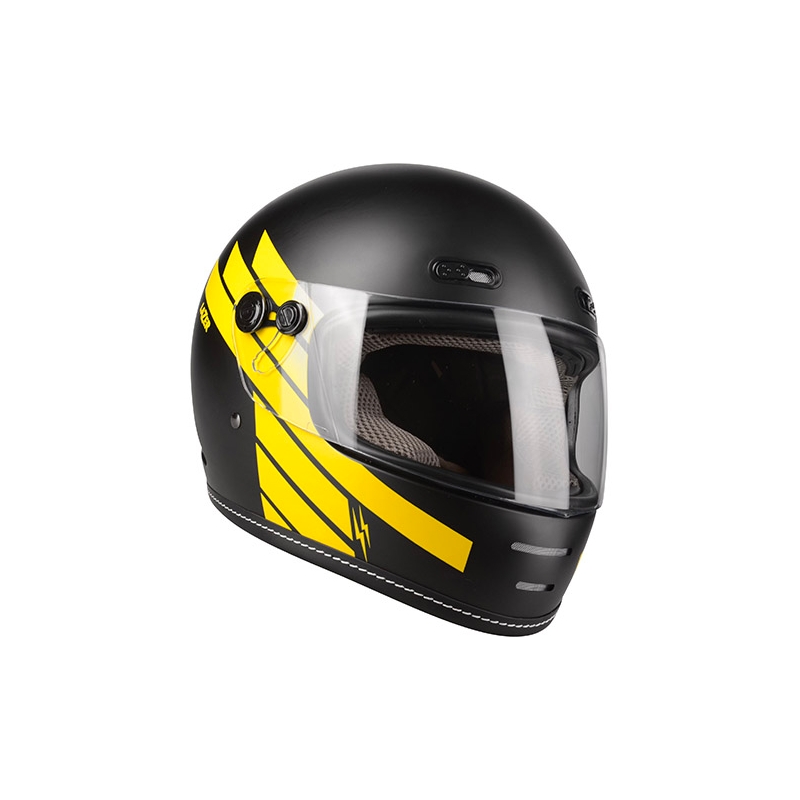 Integralny kask motocyklowy Lazer Oroshi Step czarno-żółty