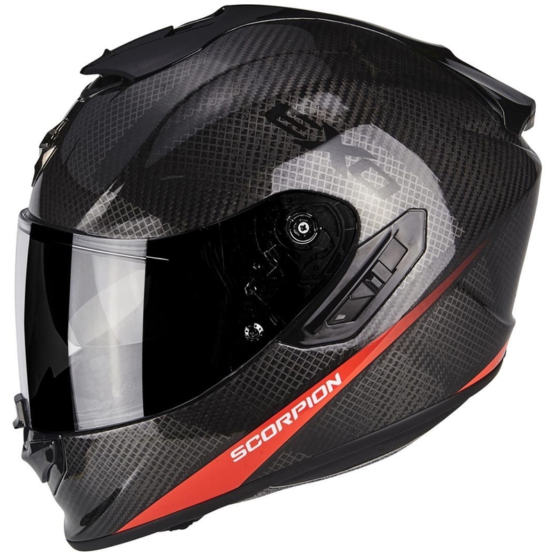 Integralny kask motocyklowy Scorpion Exo-1400 Air Carbon czerwony