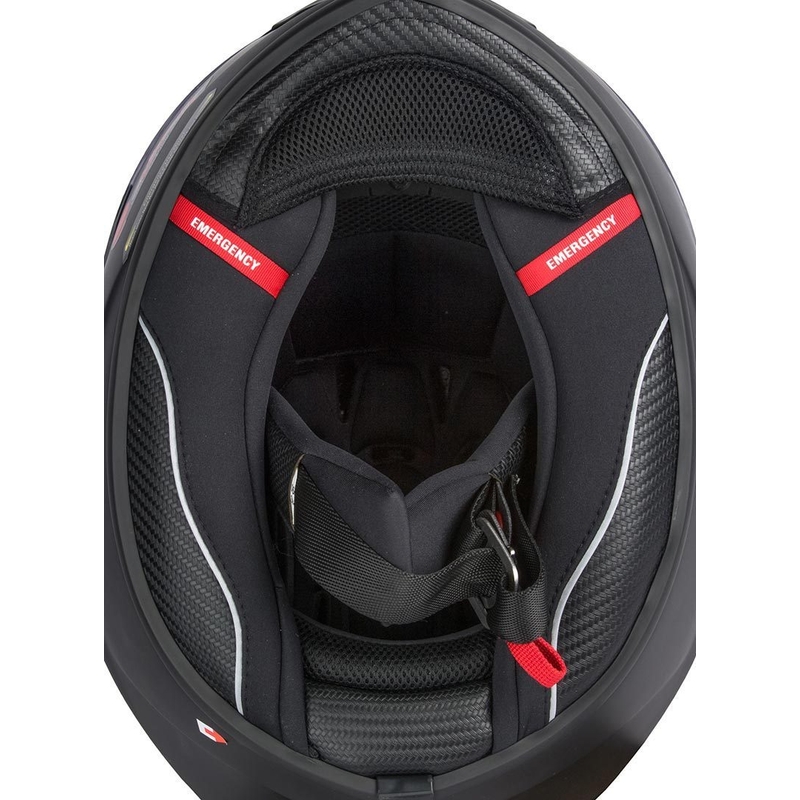 Integralny kask motocyklowy Scorpion Exo-1400 Air Carbon czerwony