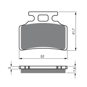 Brake pads GOLDFREN 449 AD