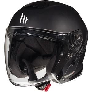 Otwarty kask motocyklowy MT Thunder 3 SV Solid czarny matowy výprodej