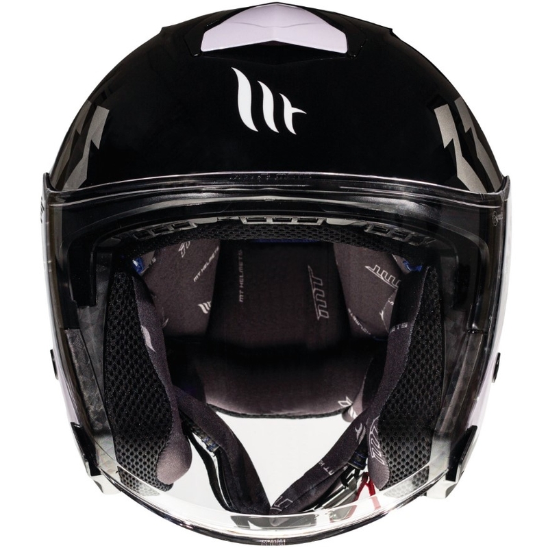 Otwarty kask motocyklowy MT Thunder 3 SV Venus czarno-szaro-biały wyprzedaż