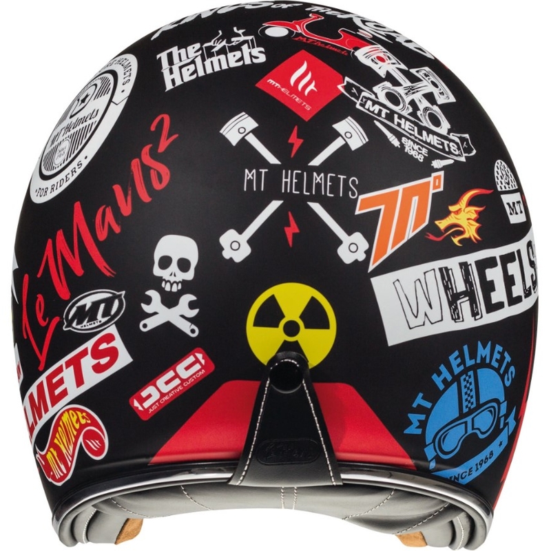 Otwarty kask motocyklowy MT LeMans 2 SV Anarchy czarny matowy