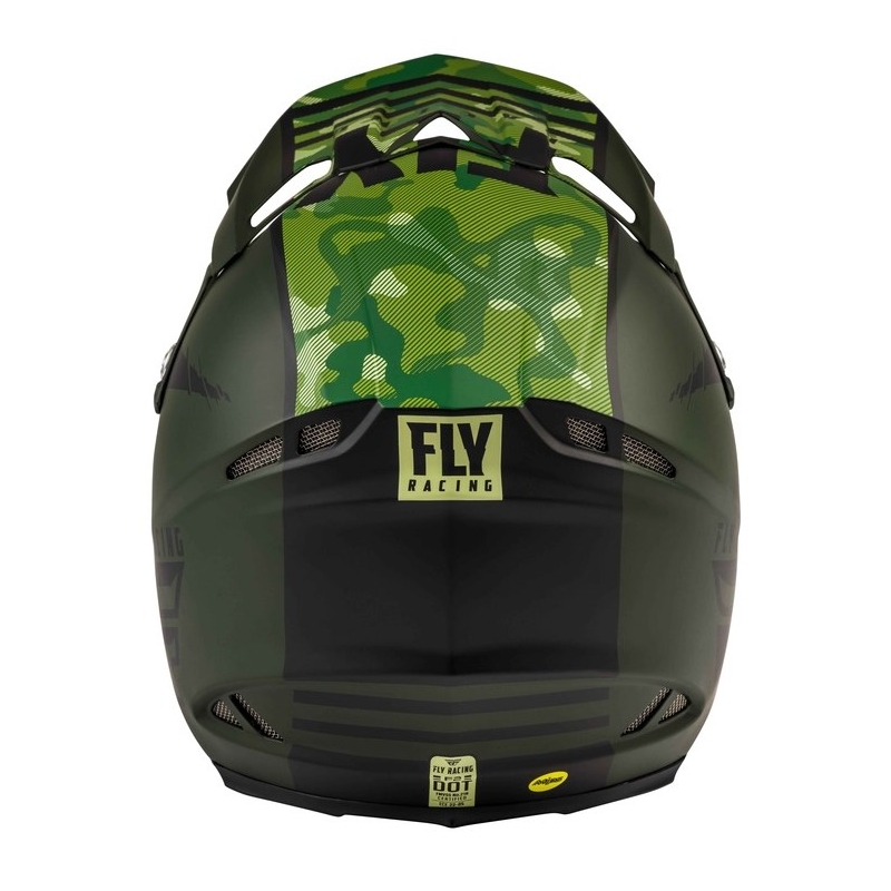 Motocrossowy kask FLY Racing F2 Carbon Granite czarno-zielony