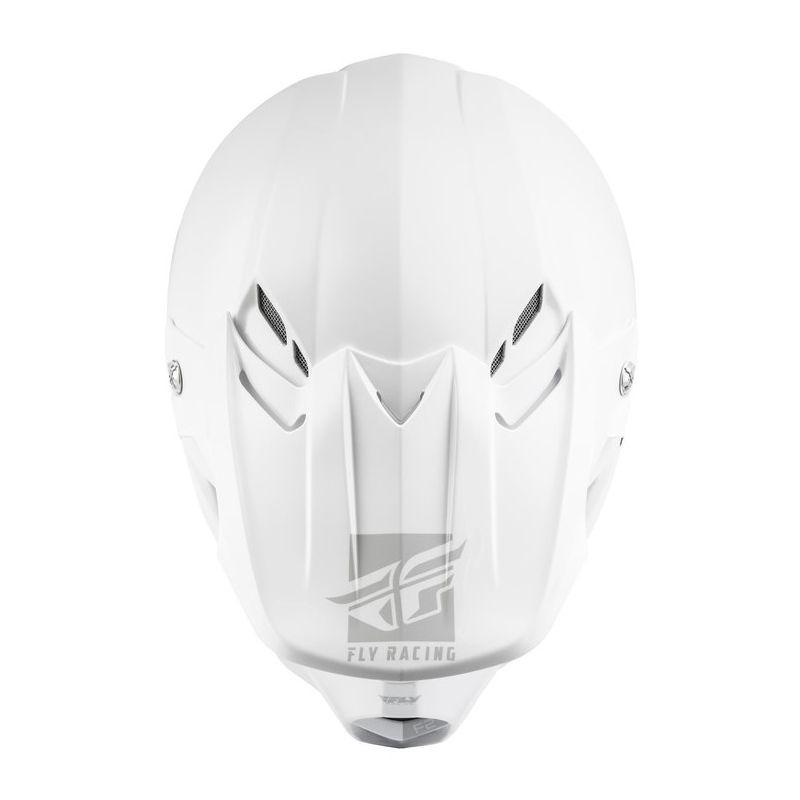 Motocrossowy kask FLY Racing F2 Carbon Solid biały
